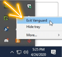 Exit Vanguard