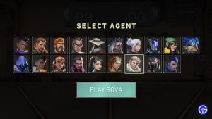 Agent Selection in Valorant